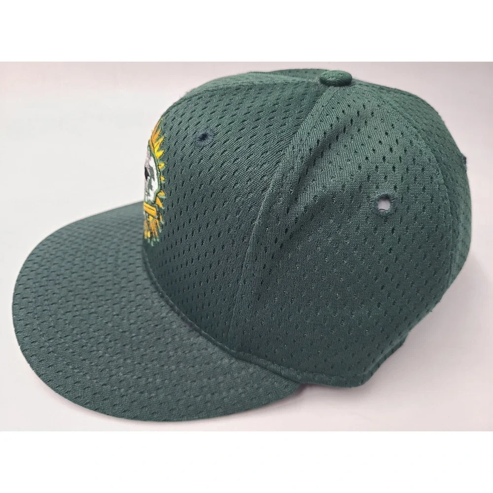 Vintage Oakland Athletics A's Stomper Bats New Era 59Fifty Fitted 6 5/8 Hat Cap‎